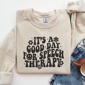 Speech Therapy Sweatshirt,Speech Language Pathologist Sweatshirt,SLP Crewneck,Gift for Speech Pathologist,Speech Therapist Shirt,SLP Sweater