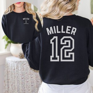 Hockey Mom Sweatshirt,Custom Hockey Sweatshirt,Personalized Hockey Sweatshirt for Hockey Mom Gift,Hockey Mom Crewneck, Sports Mom Sweater