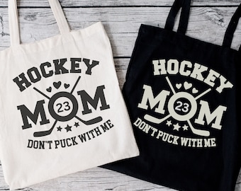 Hockey Mom Tote Bag,Custom Hockey Mom Tote,Personalized Hockey Mom Bag,Hockey Mama Sport Tote,Hockey Mom Gift,Hockey Lover Gift,Ice Hockey