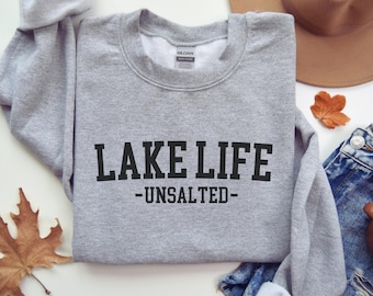 Lake Life Sweatshirt,Lake Sweatshirt,Lake House Homeowner Gift, Lake Vibe Sweatshirt, Lake Crewneck,Lake Camping Sweatshirt, Lake House Gift