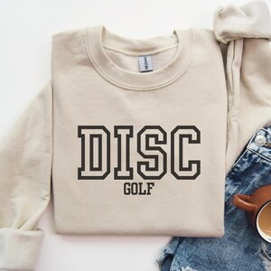 Disc Golf Sweatshirt for Disc Golfer Gift, Golf Basket Sweater,Frisbee Golf Gift for Disc Golfer Player,Disc Golfing Crewneck,Disc Golf Gift