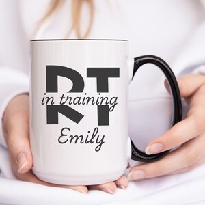Cadeau futur inhalothérapeute, cadeau de remise des diplômes personnalisé inhalothérapeute, cadeau RT personnalisé pour tasse RRT, cadeaux d&#39;infirmière en inhalothérapie