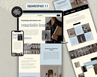 Squarespace 7.1-websitesjabloon fotografie voor creatievelingen