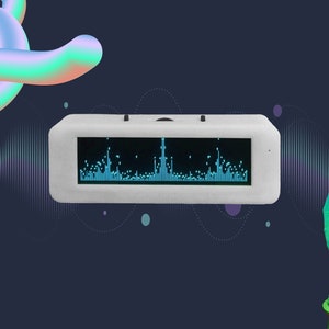 AUDIOVISION+ | Ultimate OLED Soundwave Visualizer | Real-Time Spectrum Analysis + 8 Different Waveform Display Modes | Oscilloscope