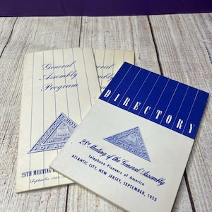 General Assembly Program and Directory- Telephone Pioneers of America 1953