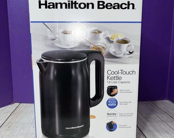 Hamilton beach cool touch kettle 1.6 L capacity automatic shut off