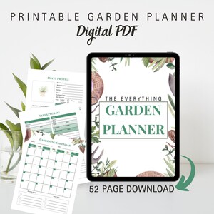 The Everything Garden Planner- Digital Download PDF Printable