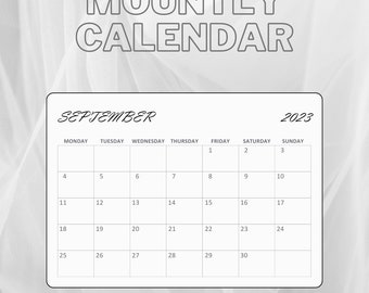 2023-2024 Academic Planner Calendar This planner calendar is fillable Sunday/Monday starts. It is perfect for academic use and planning.