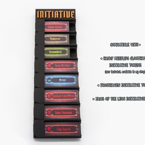 Gloomhaven Initiative Tracker Board | Turn Order Tracker | Frosthaven & Jaws of the Lion image 2