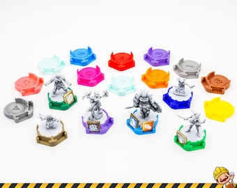 Gloomhaven Miniature Bases & Character Stands | Frosthaven, Jaws of the Lion