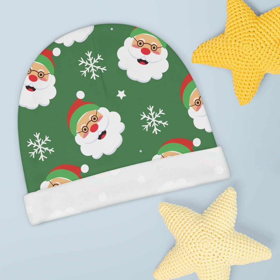 Baby Beanie hat for toddler baby Christmas hat Santa Clause Etsy Portugal