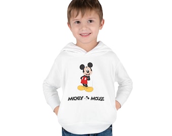 Mickey Mouse Toddler Hoodie, Colorful Cartoon Sweater