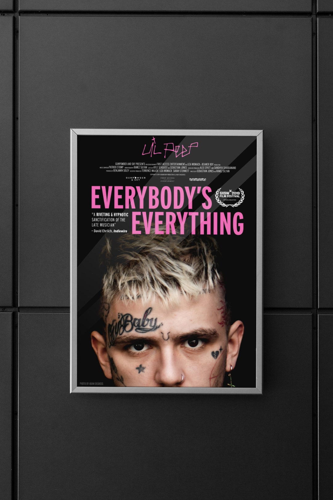 Lil Peep Lil Peep Poster Lil Peep Album Poster Etsy
