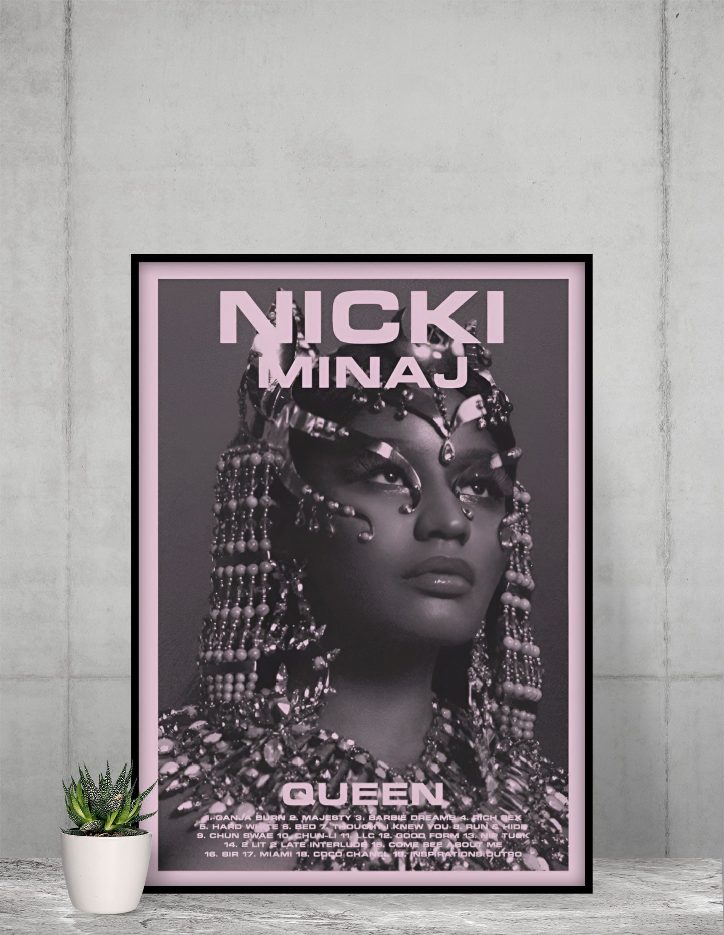 Nicki Minaj Poster Nicki Minaj Album Poster Queen Album Poster sold