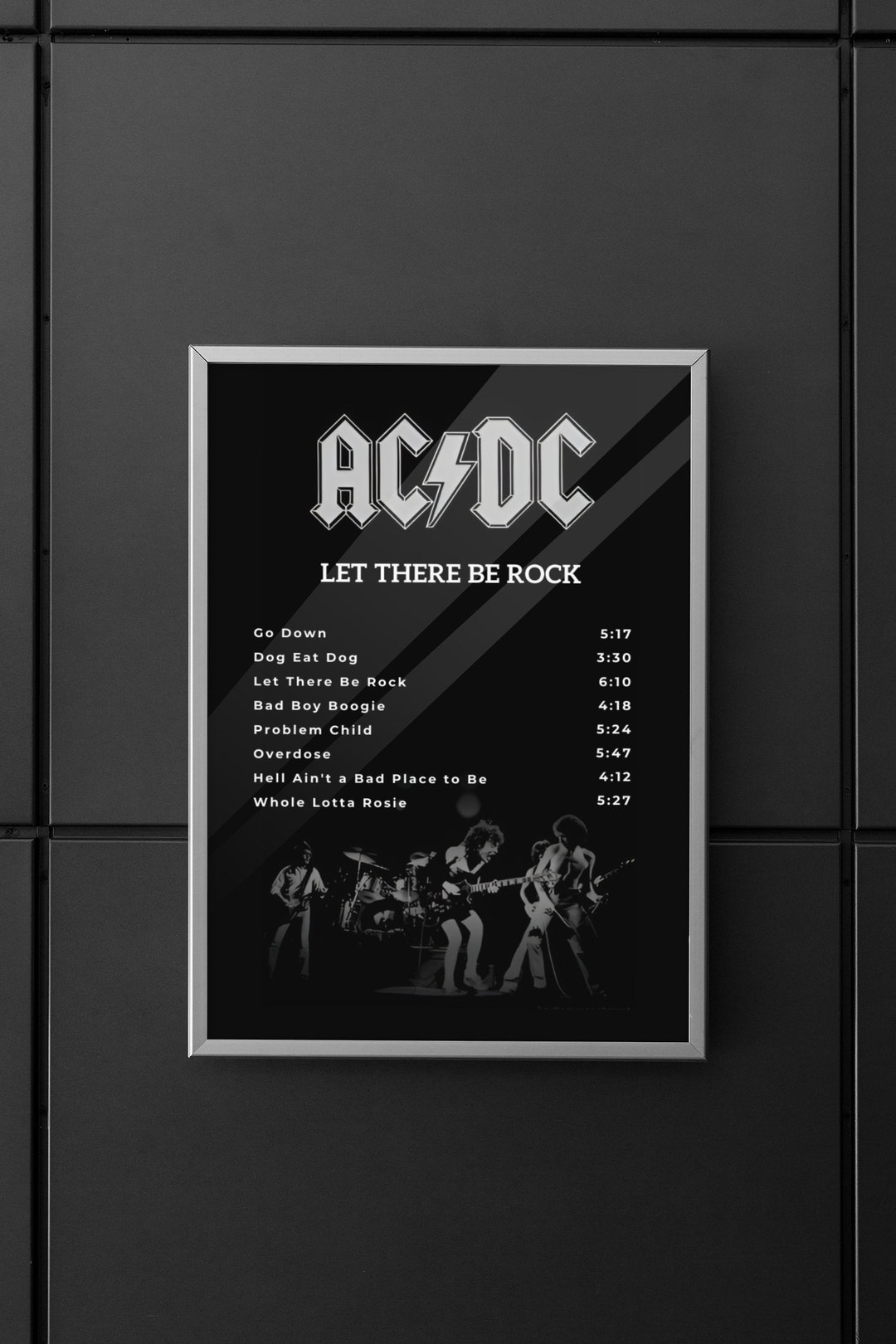 ACDC ACDC Poster ACDC Album Poster Let There Be Rock - Etsy