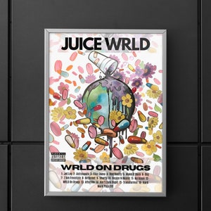 Juice WRLD Legends Never Die Tracklist Poster – rsdesignstudio