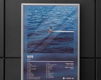 SZA 'Classic SOS Tracklist' Poster – Posters Plug