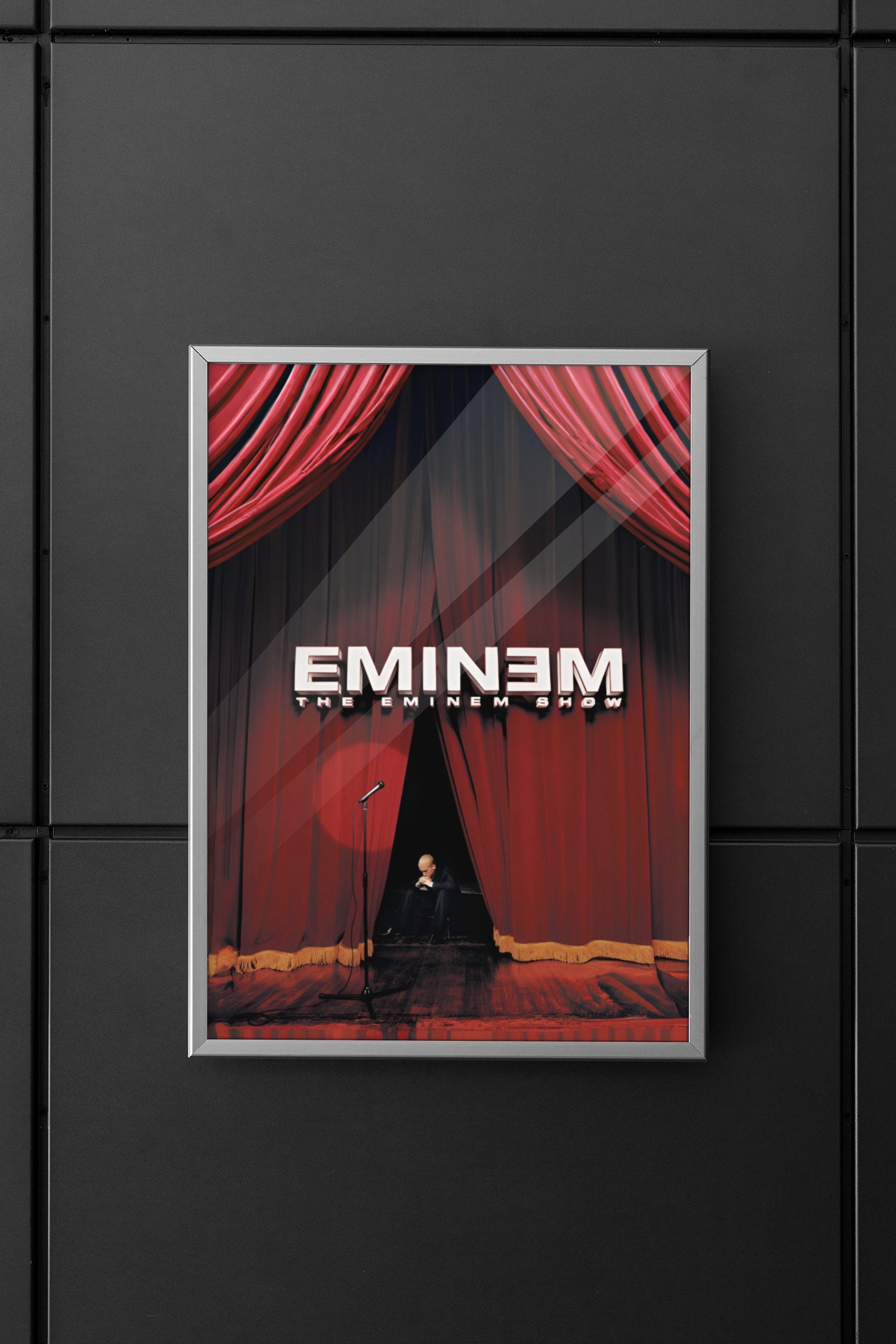 EMINEM IN CONCERT - PAY PER VIEW POSTER - EMINEM INVADES YOUR HOME