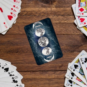 Moon Phases Playing Cards
