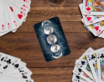 Moon Phases Playing Cards