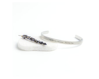Just Breathe Momma Inspirational Bracelet