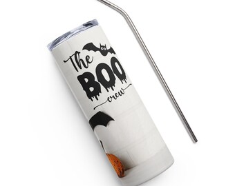 Boo Crew Halloween Stainless steel tumbler
