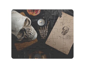 Spooky Skull Halloween Puzzle