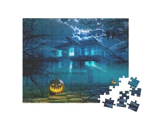 Jack-O-Lantern Spooky House Puzzle