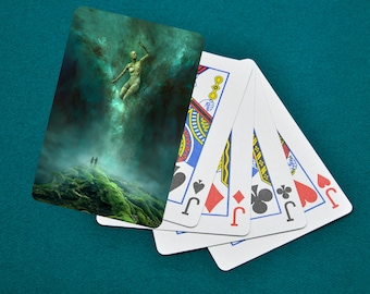 Green Titan Playing Cards