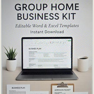 Group Home Business Kit | Editable Forms, Policies & Templates for Adult Foster Care/Residential Care Home