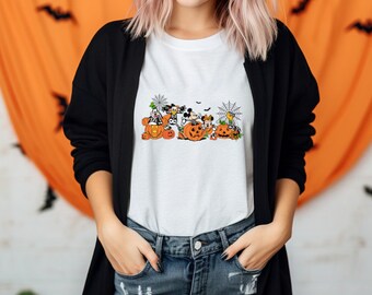 Camiseta de Halloween con calabaza de Mouse & Friends