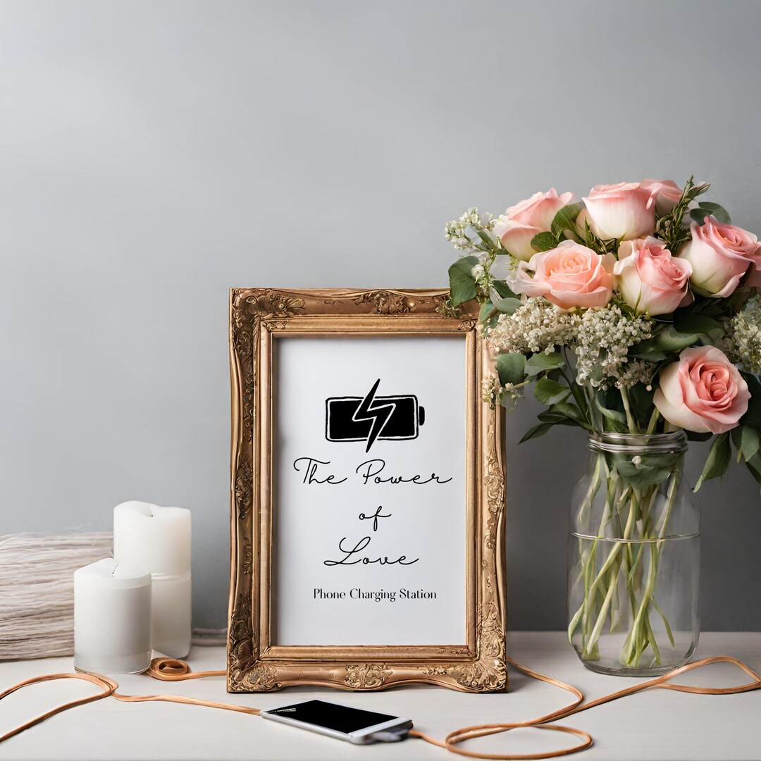 Wedding Charging Station Sign | Charging Bar Sign | Recharge Sign | the ...