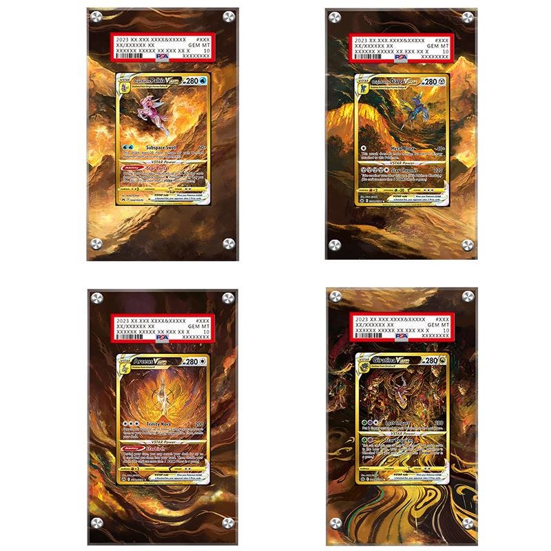 Crown Zenith Gold Cards Set - Pokémon PSA Extended Artwork Crown Zenith Gold Cards Set - Pokémon PSA Extended Artwork