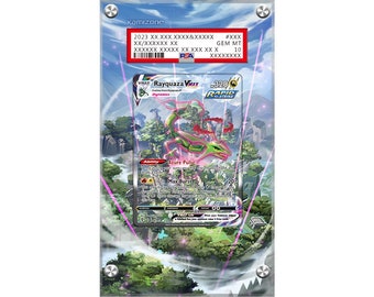 Rayquaza VMAX 218/203 Pokémon Extended PSA Artwork Protective Display Case