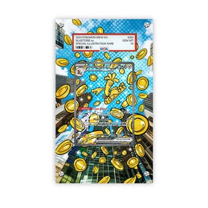 Gholdengo ex 164/131 - Estuche protector para cartas Pokémon con ilustración extendida PSA imagen 1