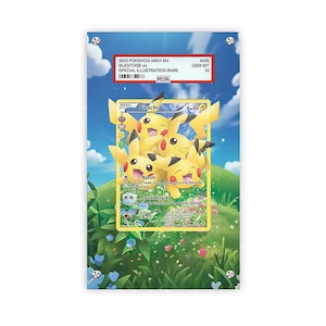 Pikachu RC29/RC32 - Pokémon PSA Extended Artwork Protective Card Display Case image 1