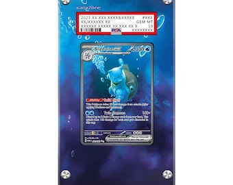Blastoise ex 200/165 - Pokémon PSA Extended Artwork Protective Card Display Case