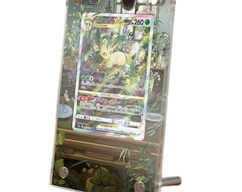 Leafeon VStar GG35 Pokémon Extended Artwork Protective Card Display Case