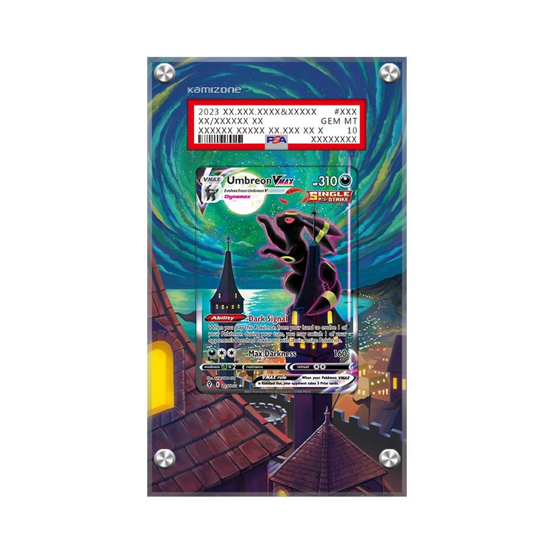 Umbreon VMAX 215/203 Pokémon Extended PSA Artwork Protective Card Display Case image 1