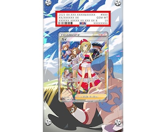 Irida GG63/GG70 - Estuche protector para tarjetas con ilustraciones extendidas de Pokémon PSA