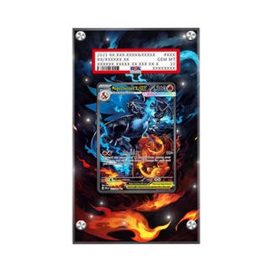 Mega Charizard X 110/080 - Pokémon PSA Extended Artwork Protective Card Display Case image 1