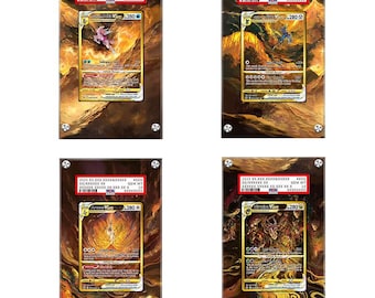 Crown Zenith Gold Cards Set - Pokémon PSA Extended Artwork Protective Card Display Case