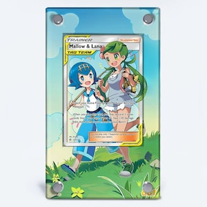 Mallow & Lana 231/236 Pokémon Extended Artwork beschermende kaartvitrine