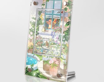 Glumanda 044 - Pokémon erweiterte Artwork schützende Karte Vitrine