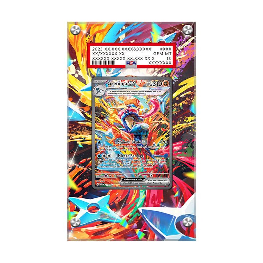 ゲッコウガ ex 214/167 - ポケモン PSA 拡張アートワーク 保護カード