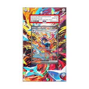 Greninja ex 214/167 - Ochronne etui na karty Pokémon PSA Extended Artwork zdjęcie 1