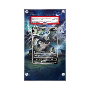 Estojo protetor para exibição de cards Pokémon Lugia V 186/195 com arte estendida PSA