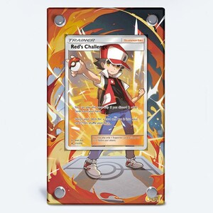 Desafío Rojo 213/214 - Estuche protector de cartas con ilustraciones extendidas de Pokémon