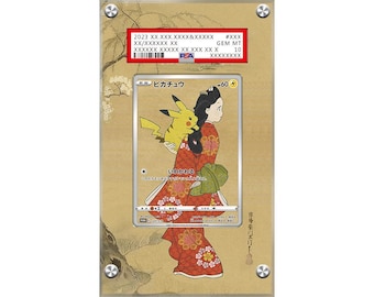 Pikachu 227/S-P - Pokémon PSA Extended Artwork Protective Card Display Case