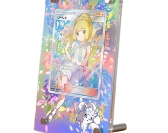 Lillie 151/156 - Estuche protector para tarjetas con ilustraciones extendidas de Pokémon